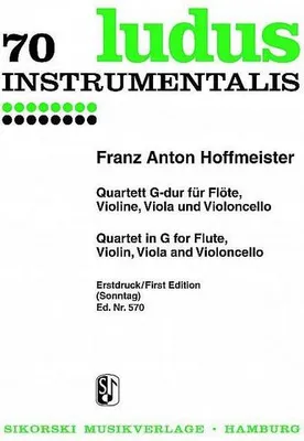 Produktbild von Quartett G-Dur für Flöteund Streichtrio