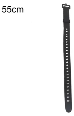 Imagen del producto de Cinturón con hebilla, corbatas multifuncionales, longitud ajustable, 515 mm, color , 55 cm