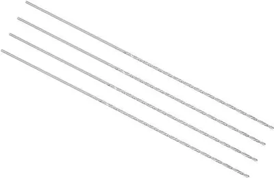 Zdjęcie produktu dla Długie wiertła spiralne 1 mm ze stali szybkotnącej do drewna, tworzyw sztucznych i aluminium, zestaw 4 sztuk