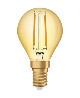 Produktbild von Osram Vintage 1906 LED 12 1.4W/2500K E14 LED-Lampe, Birnenform, Sockel E14, 1,4 Watt, Warmweiß, 2500 K,