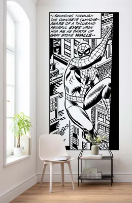 Produktbild von Vlies Fototapete - Spider-Man Classic Climb - Größe 100 x 200 cm