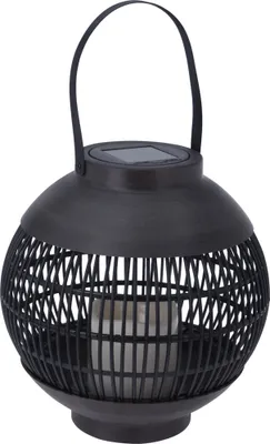 Obrázek produktu pro Home Elements Solární LED lucerna, černá Množství: 1 ks