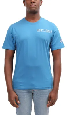 Produktbild von NORTH SAILS – Herren-T-Shirt mit linearem Logo – Größe L