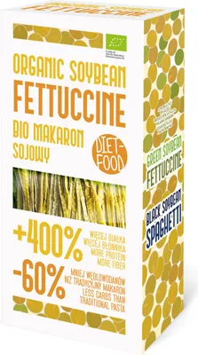 Obrázok produktu pre PROTEÍNOVÉ CESTOVINY (SÓJOVÉ) FETTUCCINE BEZLEPKOVÉ200 g - DIÉTNE POTRAVINY