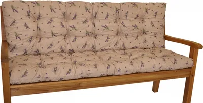 Obrázek produktu pro Polstr na zahradní lavičku 150 cm - látka levandule