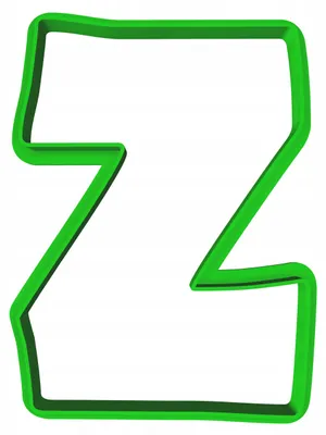 Produktbild von Cookie Master Ausstecher Buchstabe Z für Kekse 8cm