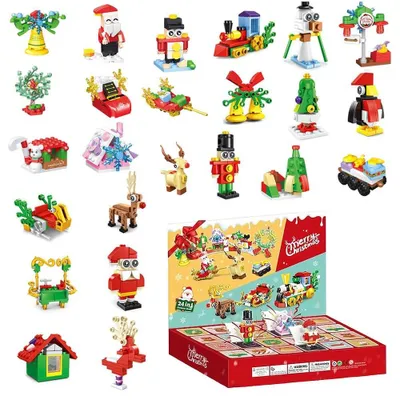 Obrázok produktu pre Vianočný kalendár s 24 stavebnicami