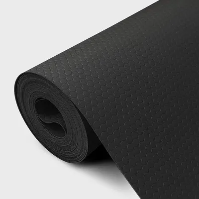 Obrázek produktu pro Ibenzoa® Protiskluzová podložka do zásuvek a polic, vysoce kvalitní, odolný plast, 40 x 600 cm, černá barva