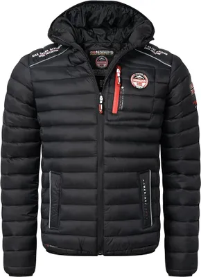 Obrázek produktu pro Geographical Norway WY6357H/GN-NOIR pánská prošívaná bunda v černé barvě