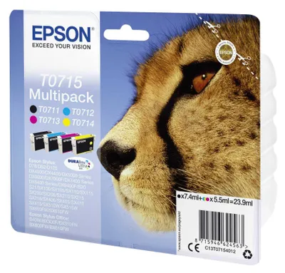 Obrázek produktu pro C13T07154012 EPSON DX Tinte (4) cmyk