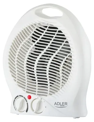 Zdjęcie produktu dla Elektryczny ogrzewacz pomieszczeń Adler AD 7727 Indoor White 1500 W Fan