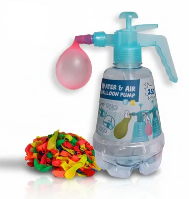 Produktbild von 2 in 1 für Wasserbomben und Luftballons 250 Pumpe inkl 250 Ballons