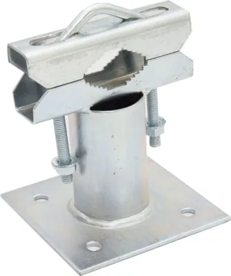 Produktbild von PremiumX Rohrschelle für Wandausleger 2x Zahnschelle Mastaufnahme bis Ø 50mm