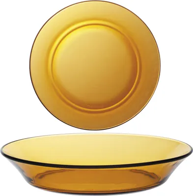 Immagine prodotto di Lastra profonda Duralex Lys Amber Orange 195 X 35 Mm - Set di 6 pz.