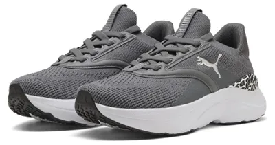 Produktbild von PUMA Damen SOFTRIDE MAYVE Animal WNS Straßenlaufschuh, Cool Dark Gray Black Silv