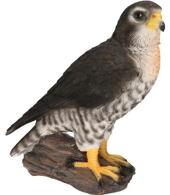 Produktbild von Wanderfalke Greifvogel Tierfigur - 26 cm - Garten/Haus Dekoration