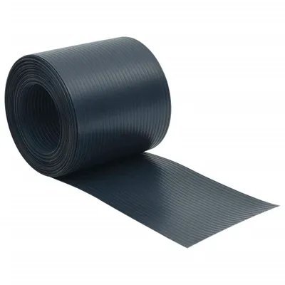 Zdjęcie produktu dla vidaXL Paski ekranujące 10 szt. czarne 252,5x19 cm PVC