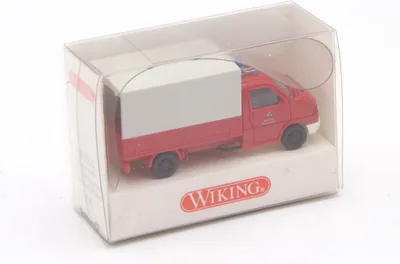 Produktbild von Wiking 6010325 VW Feuerwehr Transporter Pritsche/Plane 1:87 in
