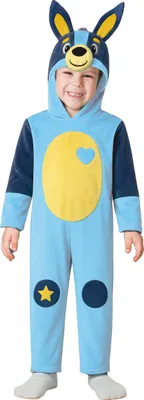 Produktbild von Süßes blaues Hund Bluey Kinderkostüm Onesie 3-4