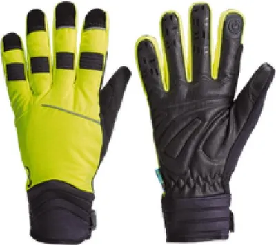 Zdjęcie produktu dla Rękawiczki zimowe BBB Cycling WaterShield XL w kolorze neonowożółtym – ciepłe, wodoodporne...