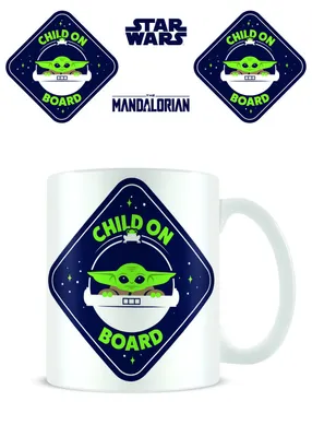 Image de Hrnek keramický Mandalorian (Enfant sur carton)