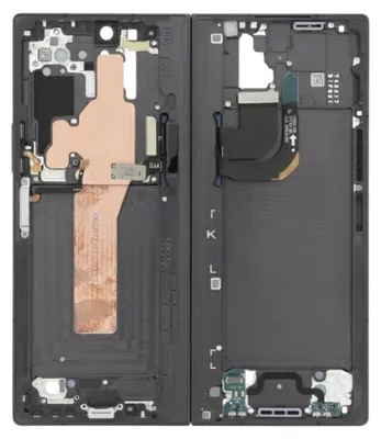 Image de Samsung, cadre central d'origine pour Galaxy Z Fold 6 Service Pack, noir