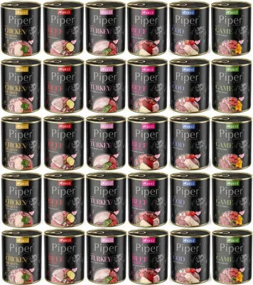 Produktbild von Dolina Noteci Piper Animals mit Rindermagen - Nassfutter für Hunde - 800g