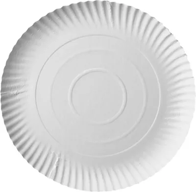Obrázok produktu pre 50 tanierov, kartón "pure" okrúhly Ø 24 cm - 2 cm biely