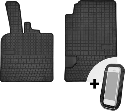 Image de Tapis de sol en caoutchouc pour voiture Tapis de sol en 2 parties - convient à la Smart Fortwo à partir de 2007