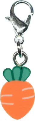 Produktbild von Karotte Charm Miniblings Zipper Pull Anhänger Ostern Hase Möhre Kaninchen