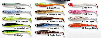 Produktbild von Jackson Zanderbait Lime Black Back 14cm