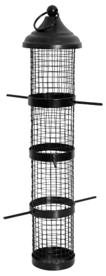 Produktbild von Futtersäule Nobby 25613 Ø 9 cm x 40 cm schwarz Vogelhaus Futterspender