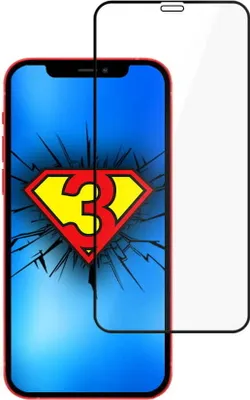 Produktbild von 3MK HardGlass Max Lite, Apple, iPhone 12/12 Pro, Schlagfest, Kratzresistent, Transparent, 1 Stück(e)