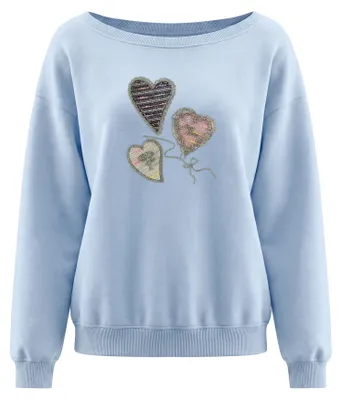 Image de SUPSLIM - Chemisier pour femmes - Bleu - Taille L
