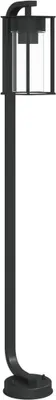 Image de Lampadaire d'extérieur noir 100 cm acier inoxydable