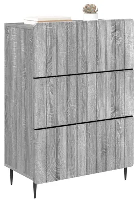 Obrázok produktu pre vidaXL Komoda, sivá Sonoma, 66 x 34,5 x 92 cm, drevotrieska