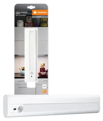 Produktbild von LED Unterbauleuchte Batteriebetrieb 1,9W 90 lm 4000 K 21,4 cm mit Sensor Linear LED Mobile weiß