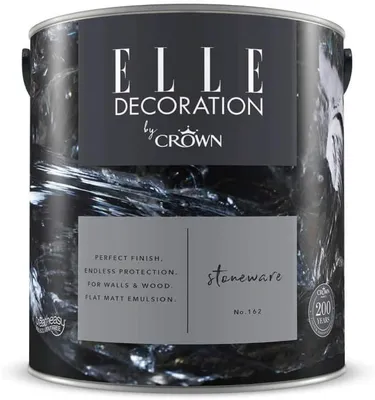 Produktbild von ELLE Decoration by Crown Premium Wandfarbe Matt Stoneware No.162  2,500L