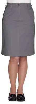 Immagine prodotto di Brook Taverner - Gonna "Austin Chino" da donna, Business LT5927 (6XL) (grigio)