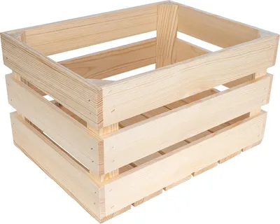 Zdjęcie produktu dla Creative Deco Drewniana Skrzynia | 40 x 30 x 23 cm | Naturalne drewniane Pudełko | Idealne na Prezent do Dekoracji DIY | Dokumenty Narzędzia Zabawki