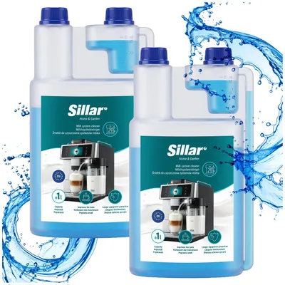 Produktbild von Sillar Milchsystemreiniger 2x1L Milchkreislauf Reinigung für Kaffeemaschinen
