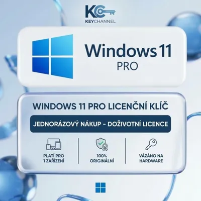 Obrázek produktu pro Microsoft Windows 11 Pro - plná verze | trvalá licence | doručení e-mailem