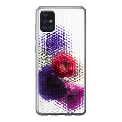 Produktbild von MuchoWow® Handyhülle Schutzhülle Hülle für Samsung Galaxy A52 5G Mohn - Blumen - Glas Silikon Softcase Handy Hülle - Umschlag