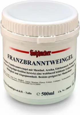 Produktbild von Holzhacker Muskel Gel mit Arnika & Menthol, Franzbranntweingel 500 ml