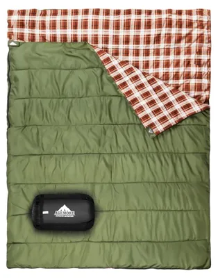 Produktbild von Schlafsack Doppelschlafsack Outdoor-Schlafsack - 2 Personen - 149,9 x 220 cm - Wasserdicht - Mit Kompressionssack