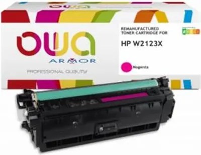 Imagen del producto de Toner ARMOR OWA compatible con HP W2123X, color magenta (rinde 10.000 páginas)