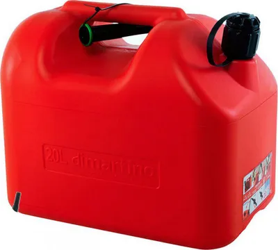Zdjęcie produktu dla Kanister Dunlop 20L - Kanister na wodę i benzynę - certyfikat UN dla niebezpiecznych cieczy - z wylewką - czarny/żółty