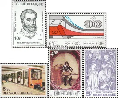 Produktbild von Briefmarken Belgien 1976 Mi 1876,1877,1878,1879,1889 (kompl.Ausg.) postfrisch Friedensvertrag