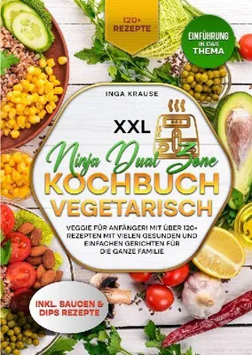 Produktbild von XXL Ninja Dual Zone Kochbuch Vegetarisch