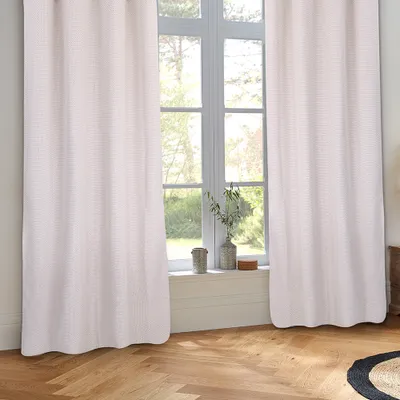 Image de Eazy Living Rideau avec œillets 140 x 260 cm Di gris souris